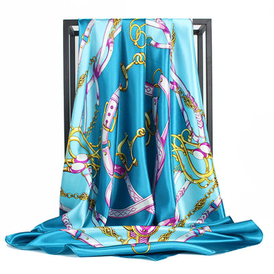 Pañoleta Estampada Grande de Rayón para Mujer - Image 16