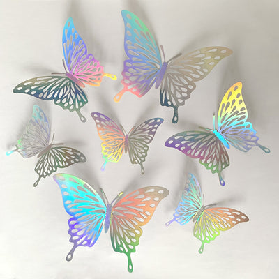 Pegatinas Decorativas de Mariposas 3D con Efecto Hueco - Image 10