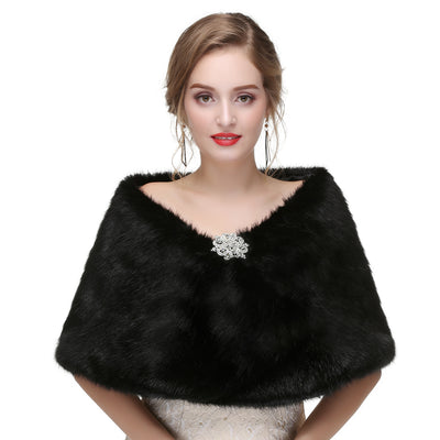 Estola de Piel Cálida para Novia - Colección Invierno Lujo - Image 3
