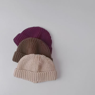 Gorro Infantil de Punto en Cuero Melón con Capucha - Image 13