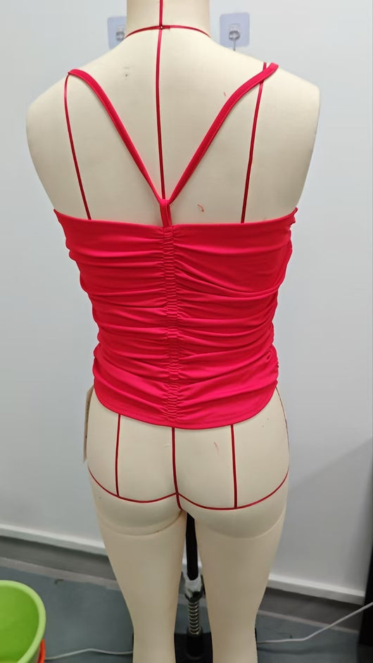 Chaleco Reductor de Seda Helada con Pliegues y Ajuste Slim - Image 9
