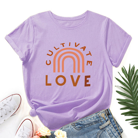 Camiseta Básica Cuello Redondo Manga Corta para Mujer - Image 6