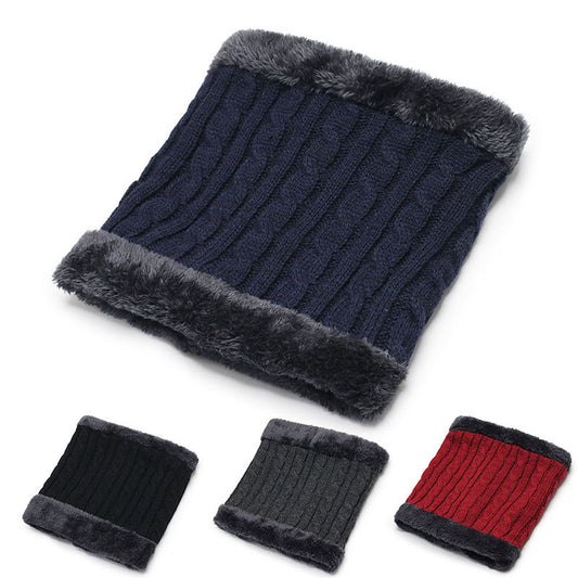 Bufanda Térmica Acolchada de Punto para Hombre