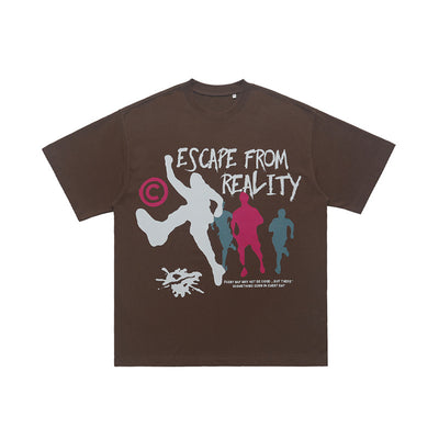 Camiseta Estampada de Algodón Doble Hilo - Diseño Trendy de Manga Corta - Image 8