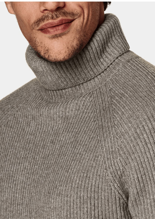 Suéter de Cuello Alto en Cashmere para Hombre - Pullover Elegante y Sofisticado - Image 17
