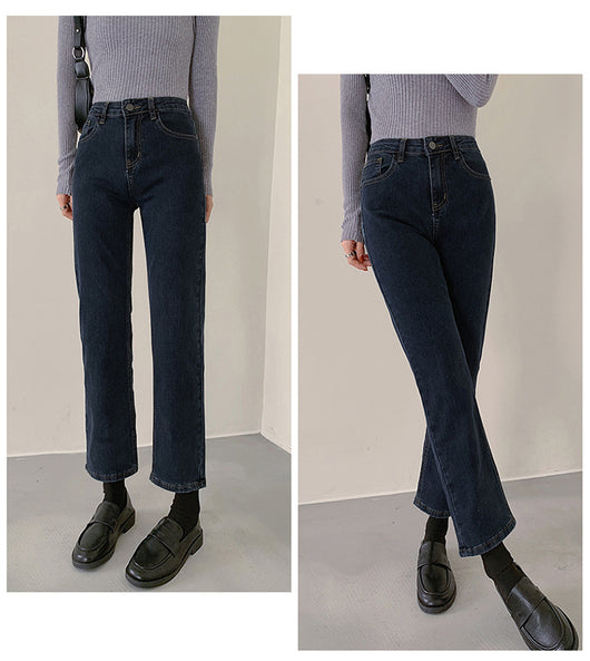 Pantalones Vaqueros Cintura Alta Slim Fit Negro para Mujer - Image 11