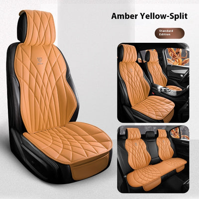 Funda de Asientos de Cuero Premium para Auto - Juego Completo 5 Plazas - Image 3