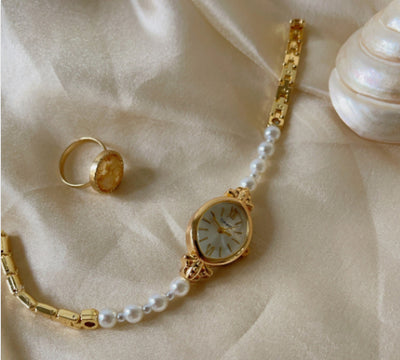 Reloj Pulsera Perla Lujo Minimalista para Mujer - Image 4