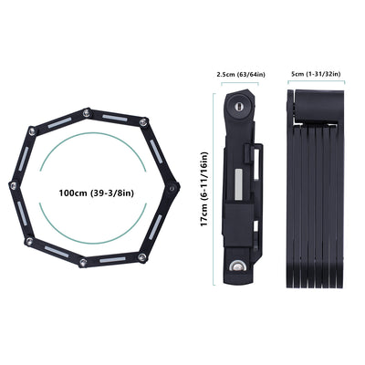 Candado de Cadena Plegable Universal - Seguridad Portátil - Image 9