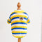 Yellow Blue White Stripes