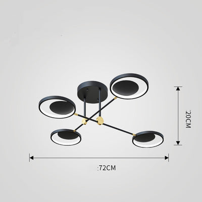 Lámpara de Techo LED Molecular Diseño Nórdico Minimalista - Image 4