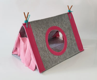 Casa Refugio para Mascotas Pequeñas - Nido Acogedor para Conejos y Hámsteres - Image 3