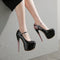 Tacones Altos 16cm Teñidos - Zapatos de Moda Contemporánea