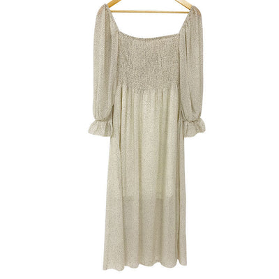Vestido Largo Elegante de Cuello Halter y Cintura Alta para Mujer