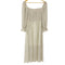 Vestido Largo Elegante de Cuello Halter y Cintura Alta para Mujer