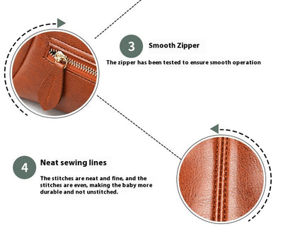 Bolso Bandolera de Cuero Encerado para Mujer - Estilo Fashion - Image 12