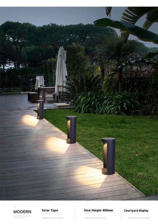 Lámpara Solar LED Semicircular Impermeable para Jardín y Exterior - Image 19