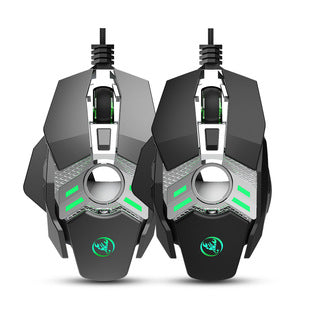 Ratón Gaming Luminoso con Efecto Agua Fractal - Conexión Alámbrica - Image 17