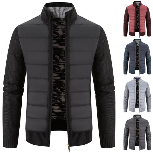 Cardigan Sweater para Hombre con Cuello de Solapa