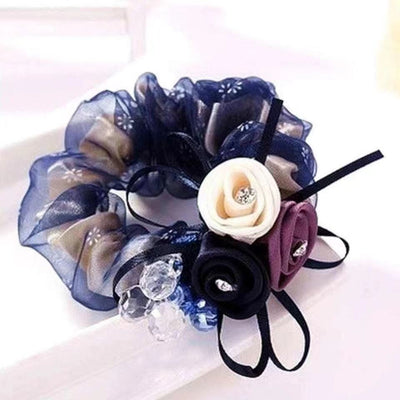 Coletero Floral Grande con Diseño de Flor - Banda para Cabello - Image 10
