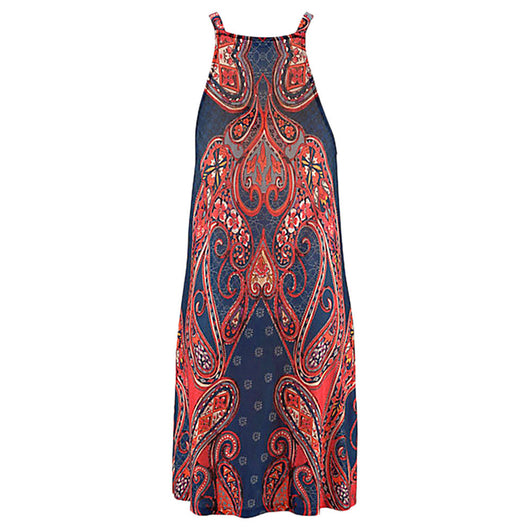 Vestido Holgado Estampado con Hombros Descubiertos - Image 15