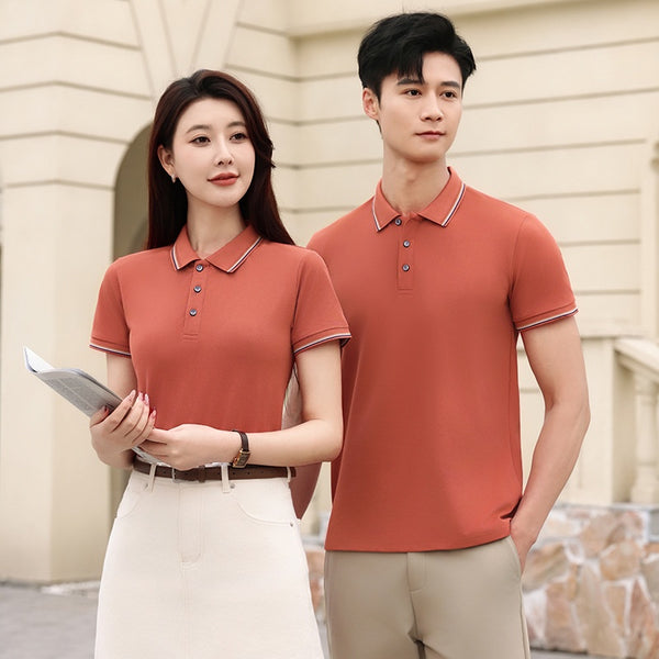 Polo de Trabajo Solona con Efecto Frío y Combinación de Colores