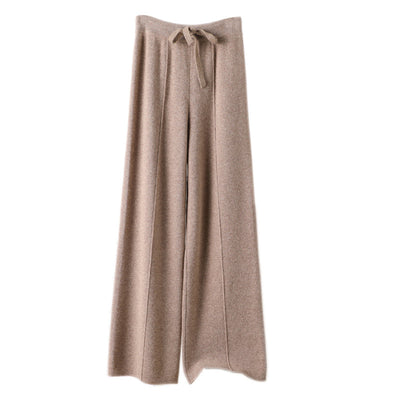 Pantalones de Lana Gruesa Cintura Alta con Caída Elegante - Image 7