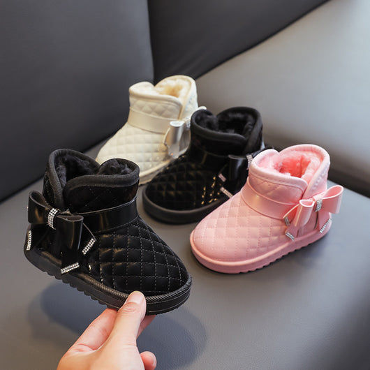 Botas de Nieve para Niñas con Forro Polar Impermeables - Image 5