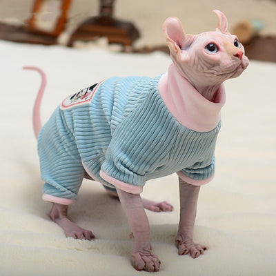 Ropa Térmica para Gatos Sin Pelo - Abrigo Doble Cara Otoño Invierno - Image 5