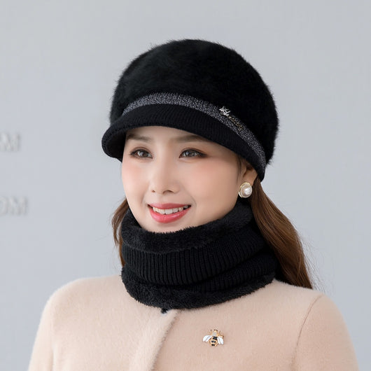 Gorro de Conejo Tejido para Otoño e Invierno - Image 14