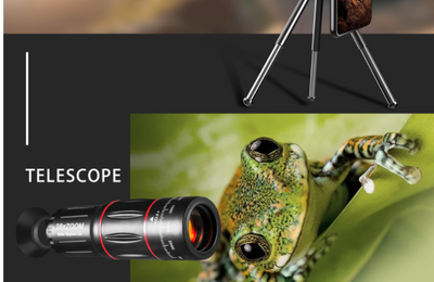 Kit de Lentes para Móvil 28X - Teleobjetivo, Angular, Macro y Ojo de Pez HD - Image 3