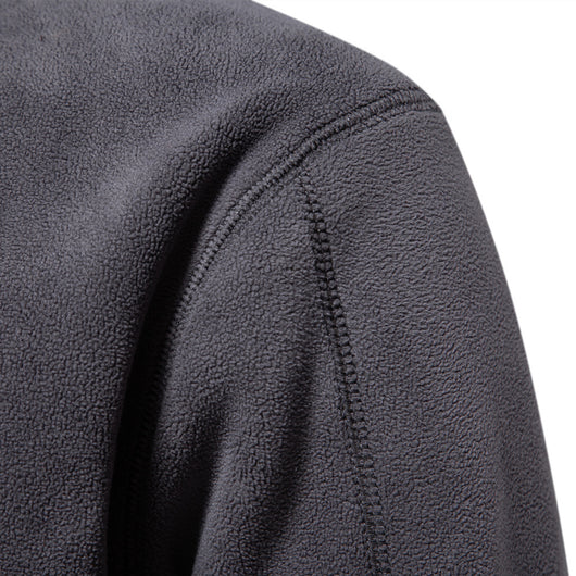 Suéter de Cuello Alto con Cierre Medio para Hombre - Otoño e Invierno - Image 2