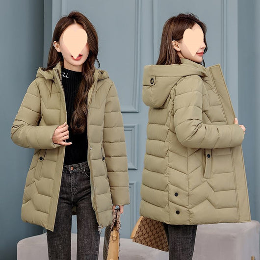 Abrigo Térmico Ajustado Reductor para Mujer - Algodón Premium Invierno - Image 3