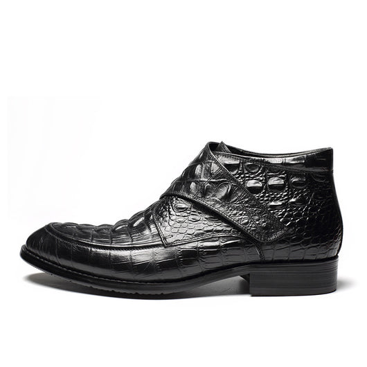 Botas Cortas de Negocios Clásicas para Hombre - Diseño Liso y Elegante - Image 8