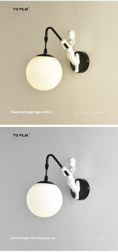 Lámpara de Pared Retro Europea para Dormitorio y Pasillo - Image 10