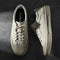 Zapatos Casuales Retro de Cuero Frosted para Hombre - Estilo Urbano Clásico