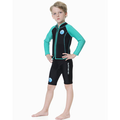 Traje de Buceo Infantil de Dos Piezas con Manga Larga - Image 25