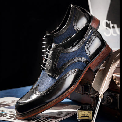 Zapatos de Negocios Casuales para Hombre con Combinación de Colores - Image 8