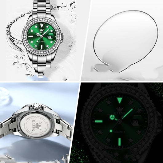 Reloj Cuarzo Water Ghost para Dama con Cristales de Diamante - Image 11
