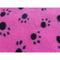 Rojo Rosa Bottom Negro PAW 60x70 Cm