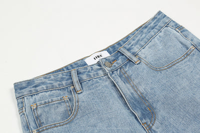 Jeans Rotos Hip Hop con Detalles Relámpago y Efecto Arrugado - Image 8