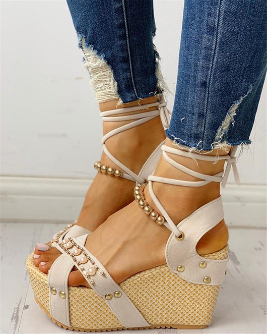 Sandalias de Tacón Alto Estilo Coreano para Mujer - Zapatos Casuales de Moda - Image 3