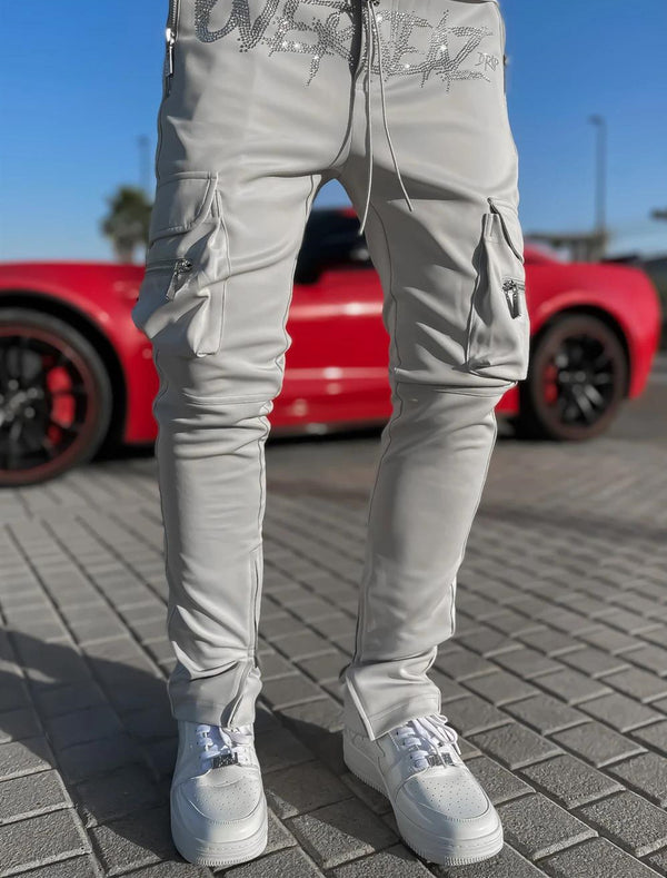 Pantalones Cargo Multi Bolsillo Hombre Athleisure