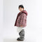 Abrigo Infantil Reversible Acolchado Cuadros Invierno