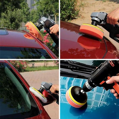 Disco Pulidor de Lana para Automóvil - Almohadilla Ondulada y Esponja Profesional - Image 12