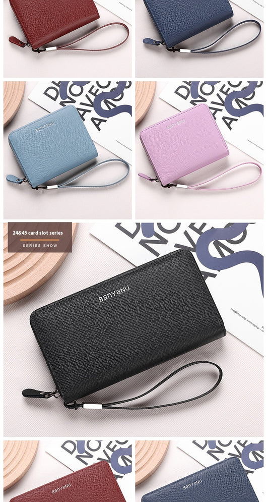 Cartera Minimalista de Cuero para Mujer - Organizador Compacto - Image 32