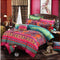 Juego de Cama Étnico Estampado 100% Algodón - 3 Piezas