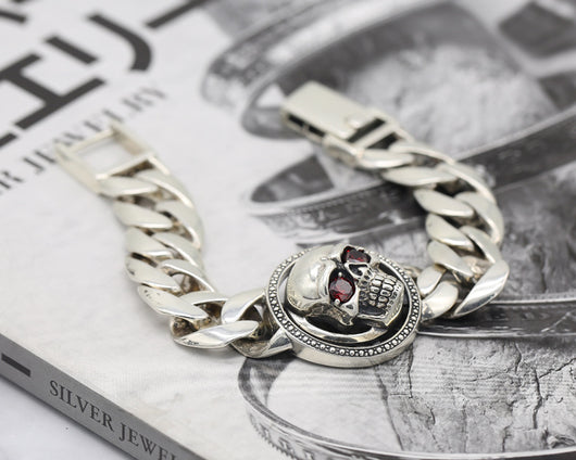 Pulsera de Plata Tailandesa S925 Vintage - Estilo Hipster para Hombre - Image 3