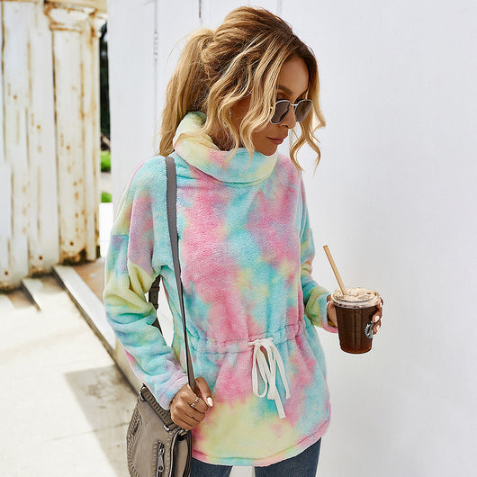 Suéter Cuello Alto Tie-Dye para Otoño e Invierno - Image 4
