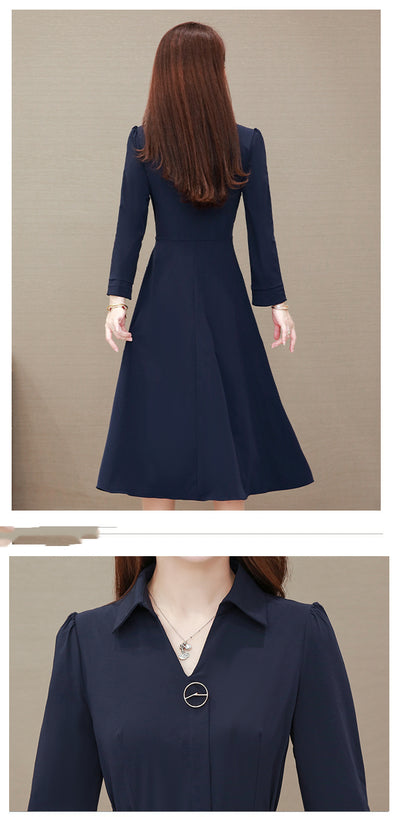 Falda Midi Elegante para Mamás con Cintura Ajustada - Image 6